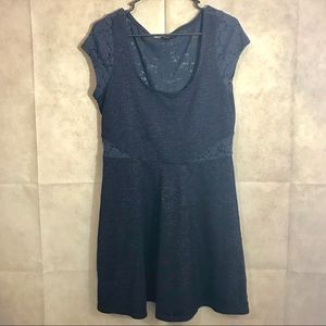 American eagle dress blue shimmer size large